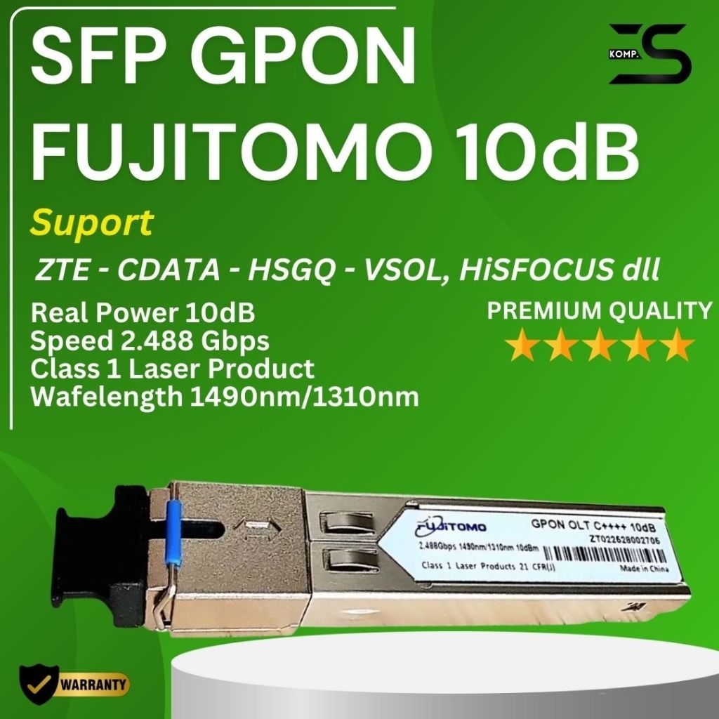 SFP Fujitomo / Xumikura Gpon 10dB - Sfp Xumikura - Gpon Olt