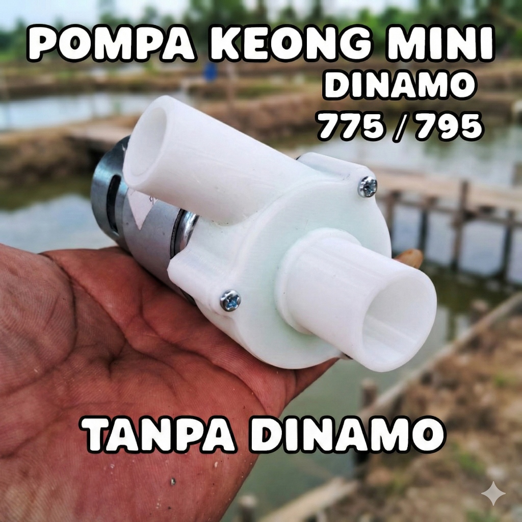 TERBARU Pompa air mini pump dinamo 775 795