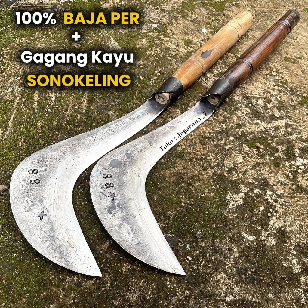 Alat Babad Rumput Liar Panjang | Parang Pemangkas Rumput Galengan | Congkrang Babat Semak Belukar |