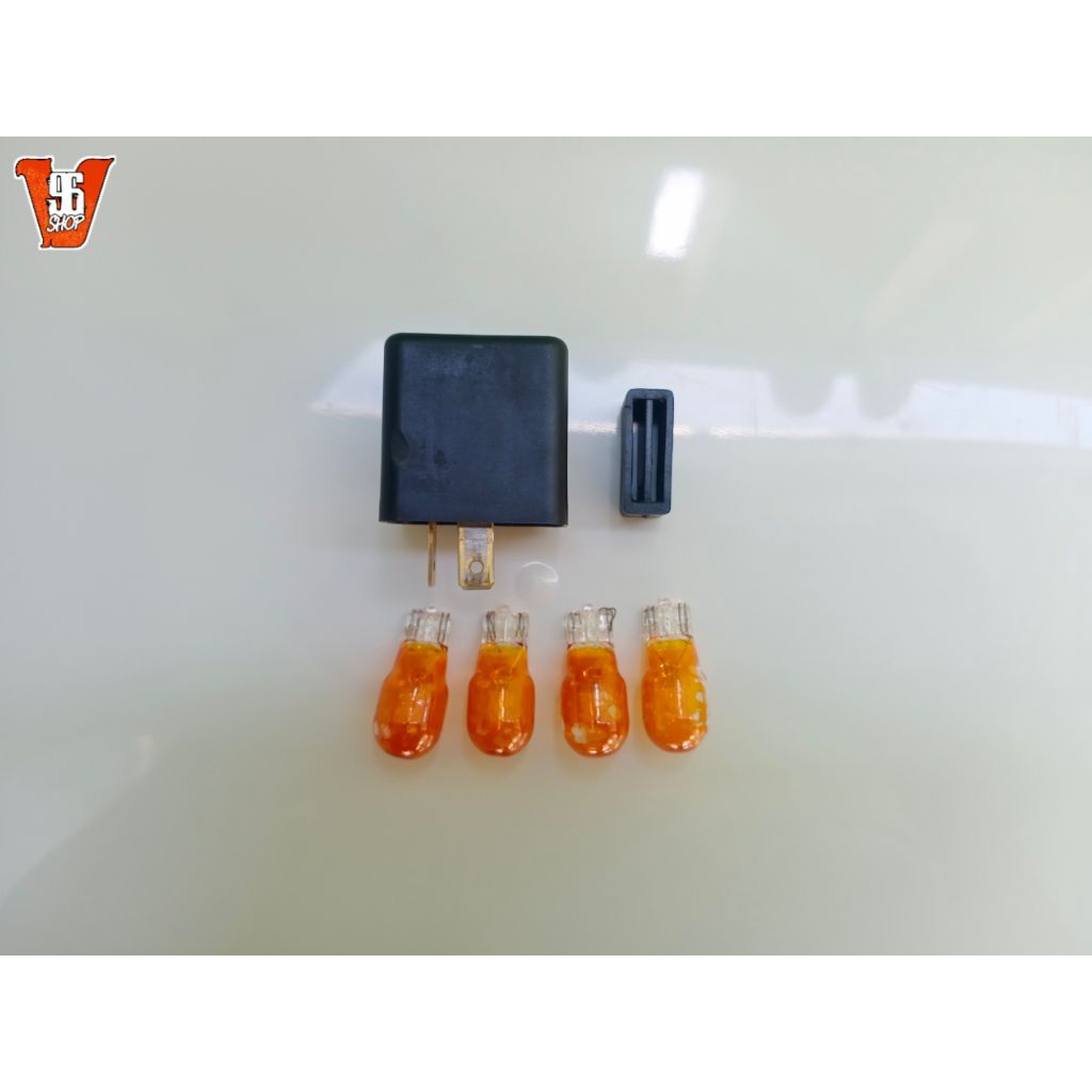 Flasher + 4 Lampu Sein Scoopy K93 2017 - 2019 Original