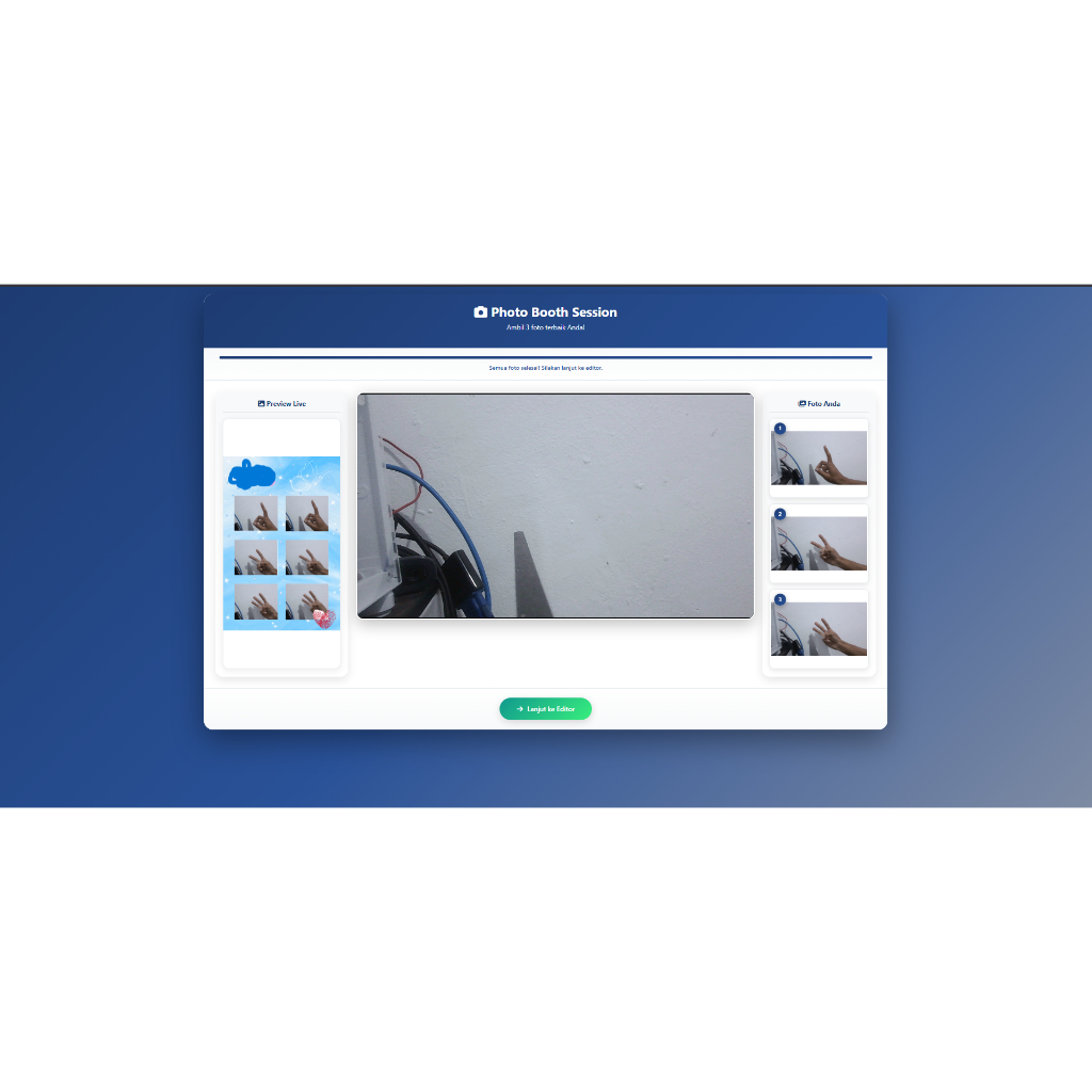 TANPA DSLRBOOTH Aplikasi QRIS/VOUCHER Self Photobooth by shirostudio