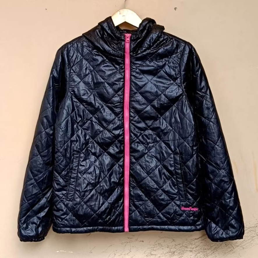 Jacket ocean pacific puffer coat surfwear vintage black