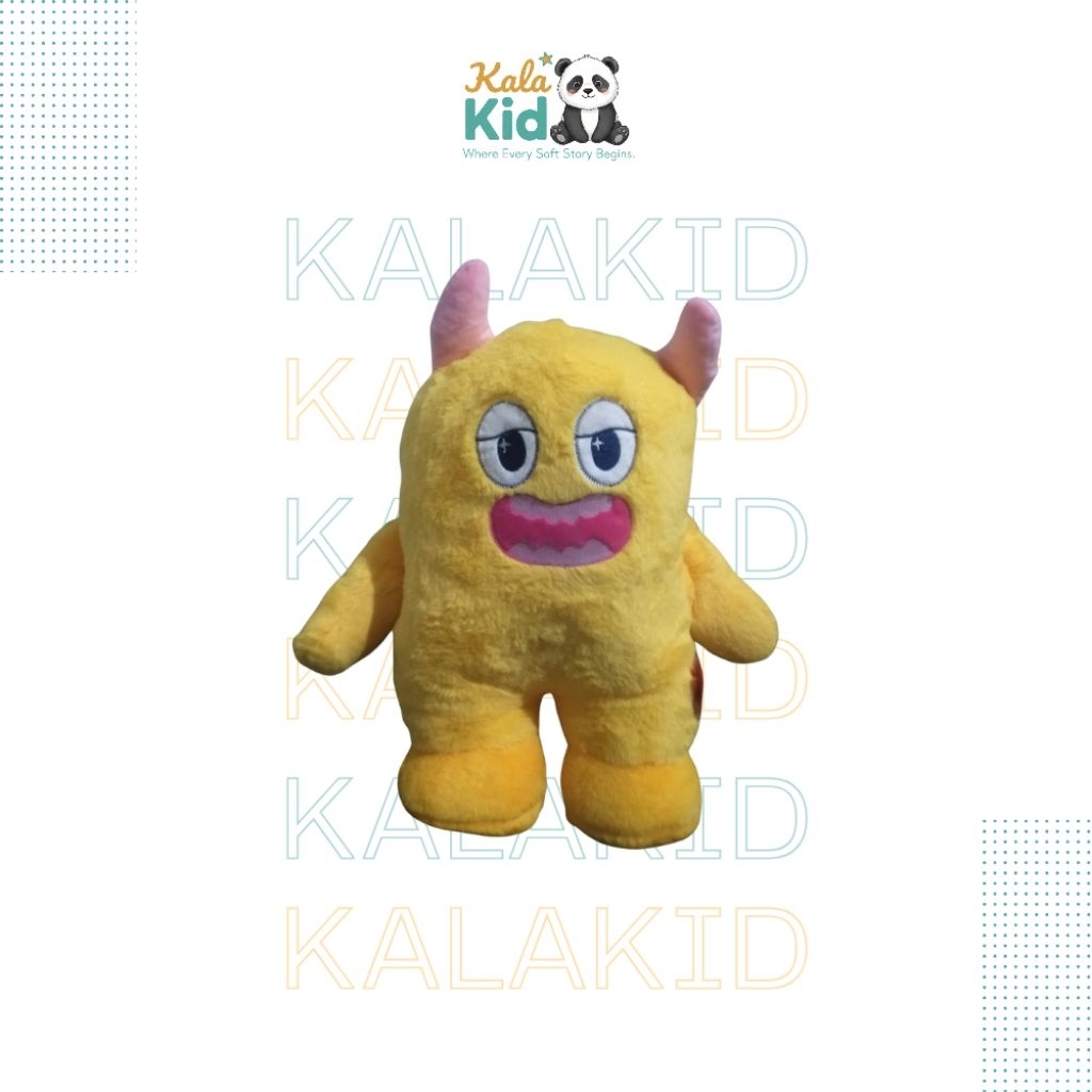 TIMEZONE BONEKA MONSTER KUNING ORIGINAL