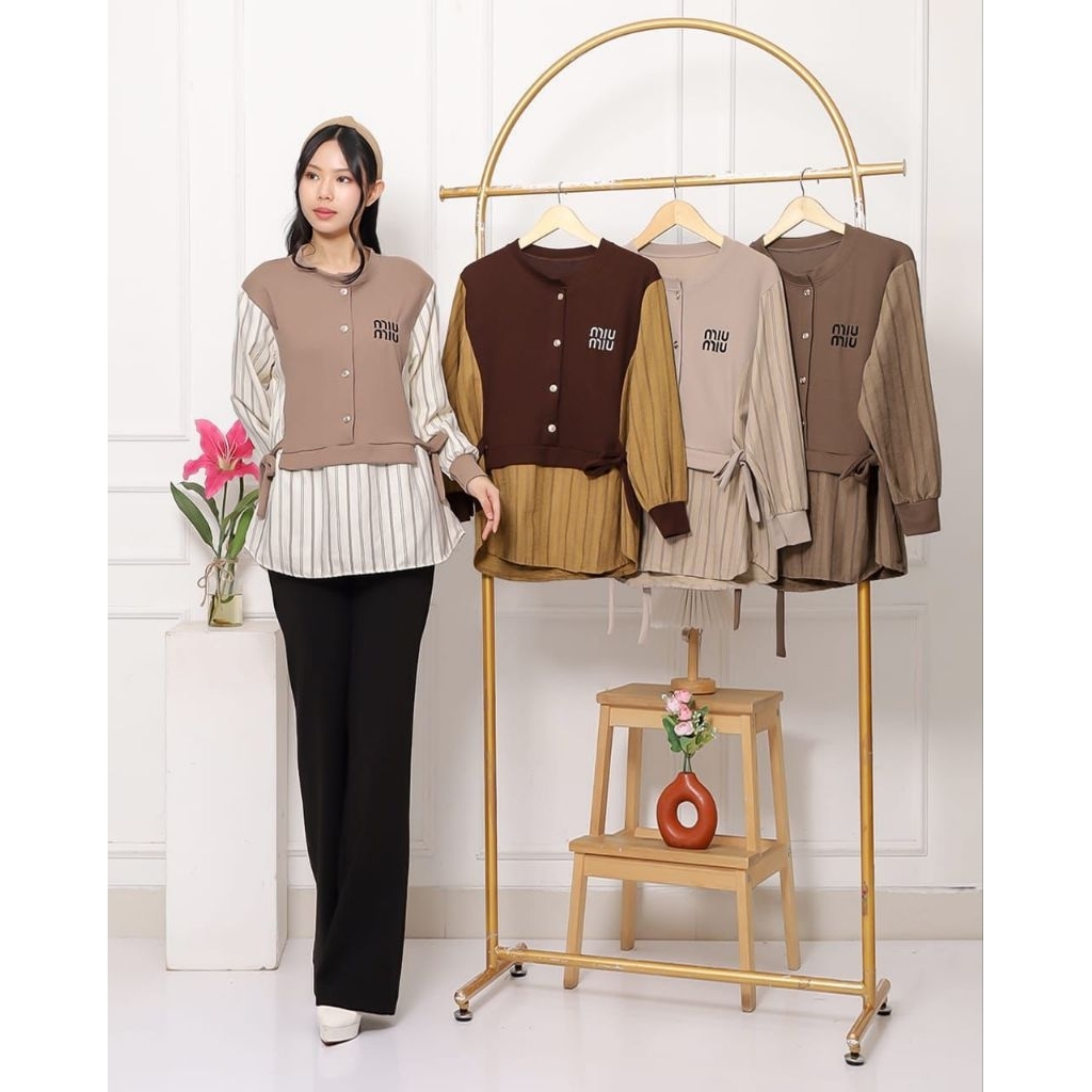 Blouse Rompi Impor Wanita Muslim dengan Model Trendy