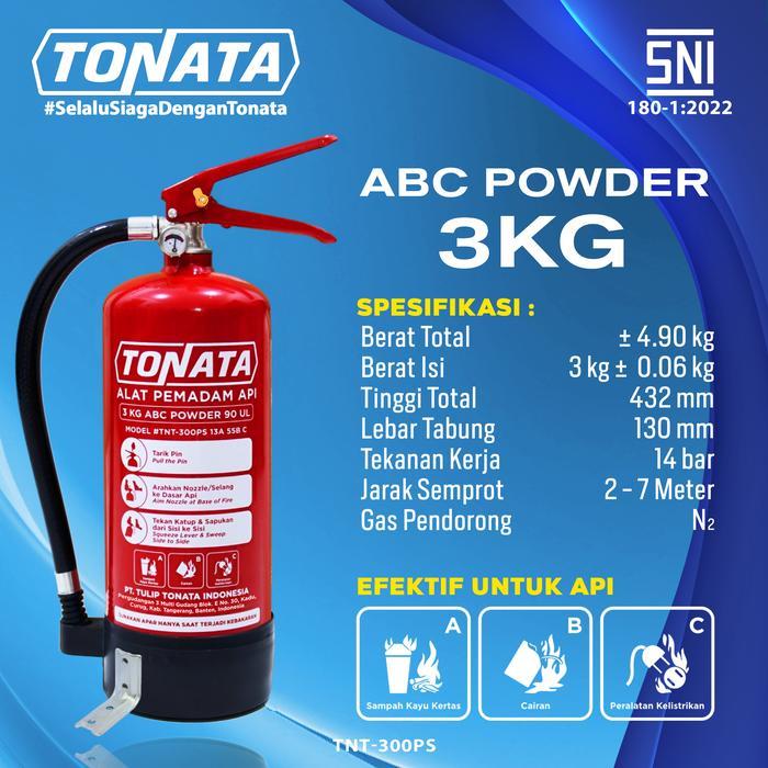 Alat Pemadam Api Tonata 3 kg SNI / APAR ABC Powder