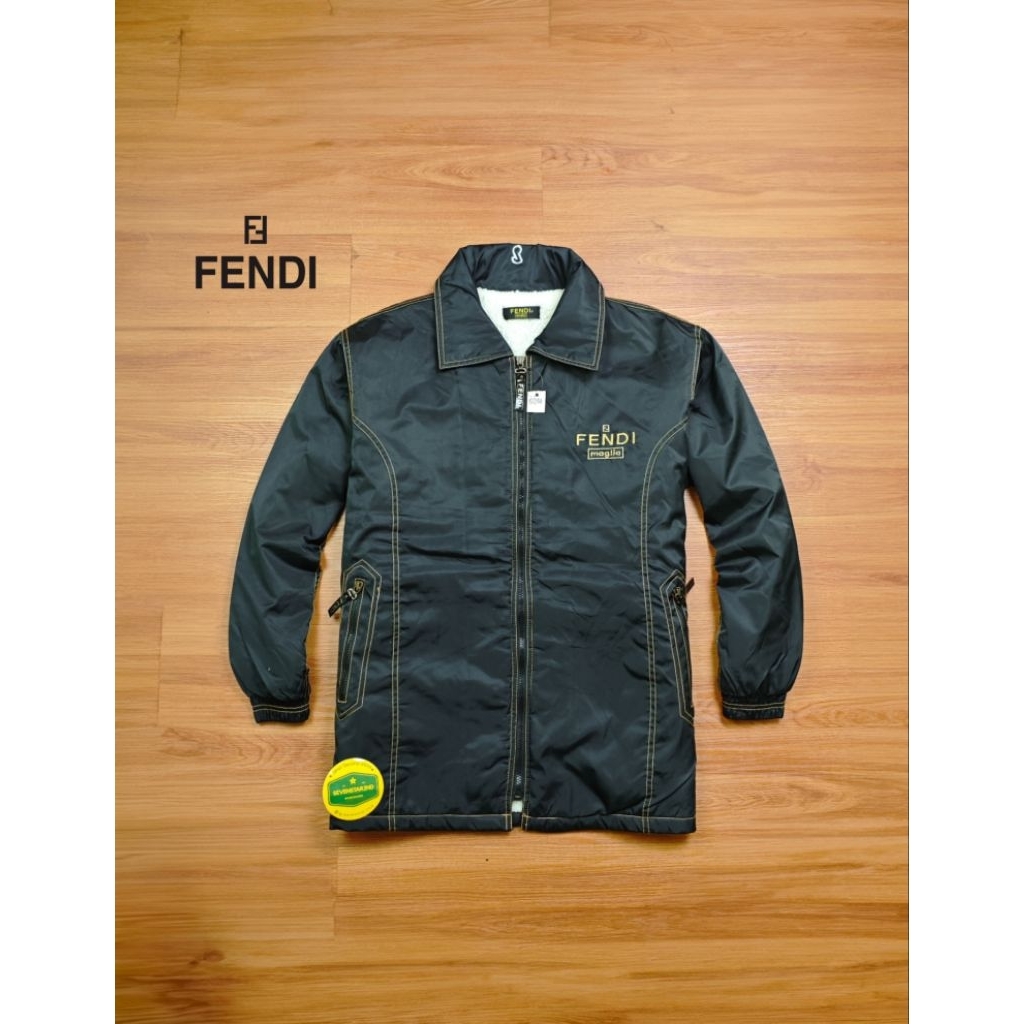 vintage fendi casual luxury sherpa jacket