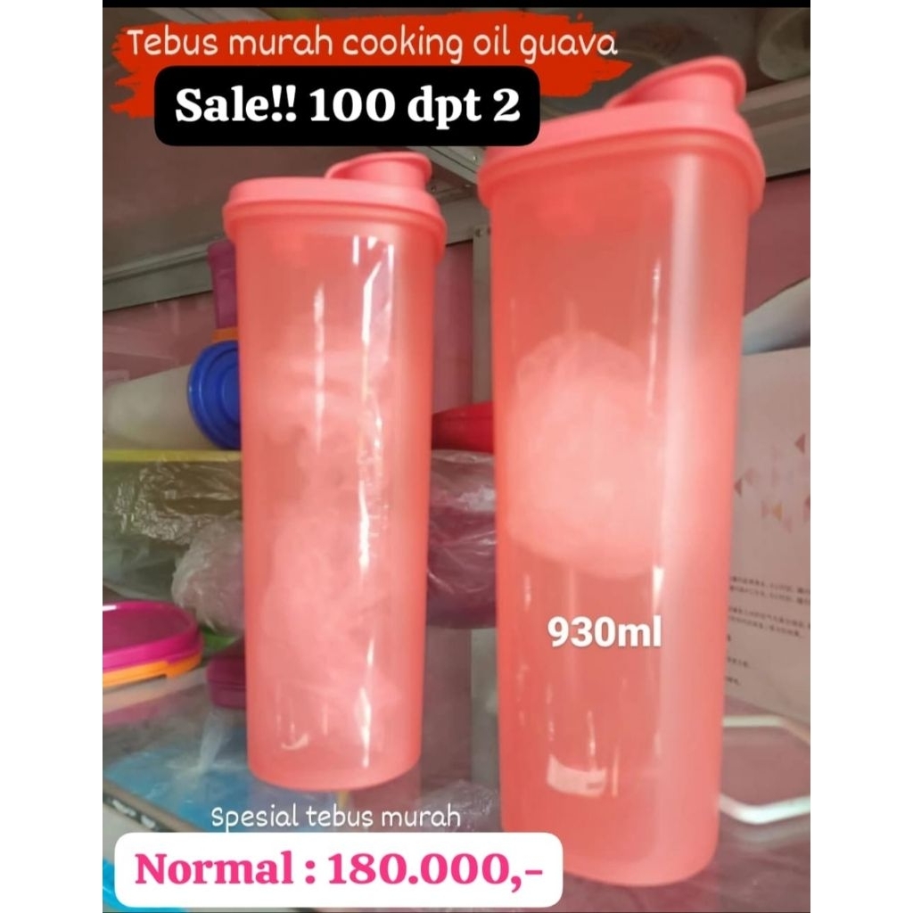 cooking oil guava tupperware