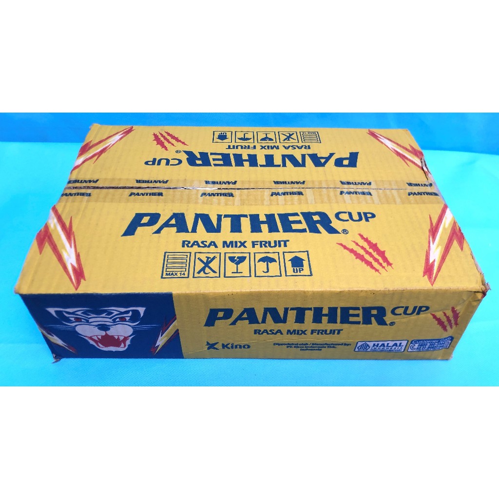 PANTHER CUP Mix Fruit 1 Dus isi 24 Cup x 170ml Minuman Energi Segar Murah