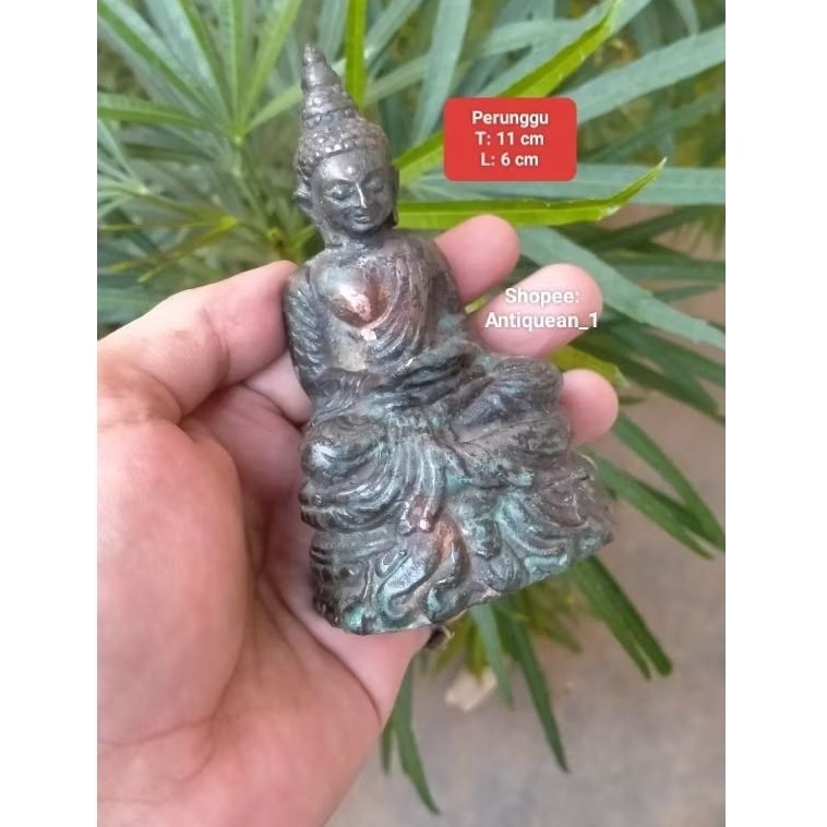 Patung perunggu kuno sepuh temuan galian/darat 2