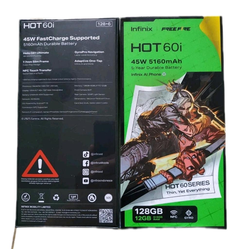 HP MURAH  SPEK BAGUS INFINIX HOT 60i 100% MULUS ORIGINAL