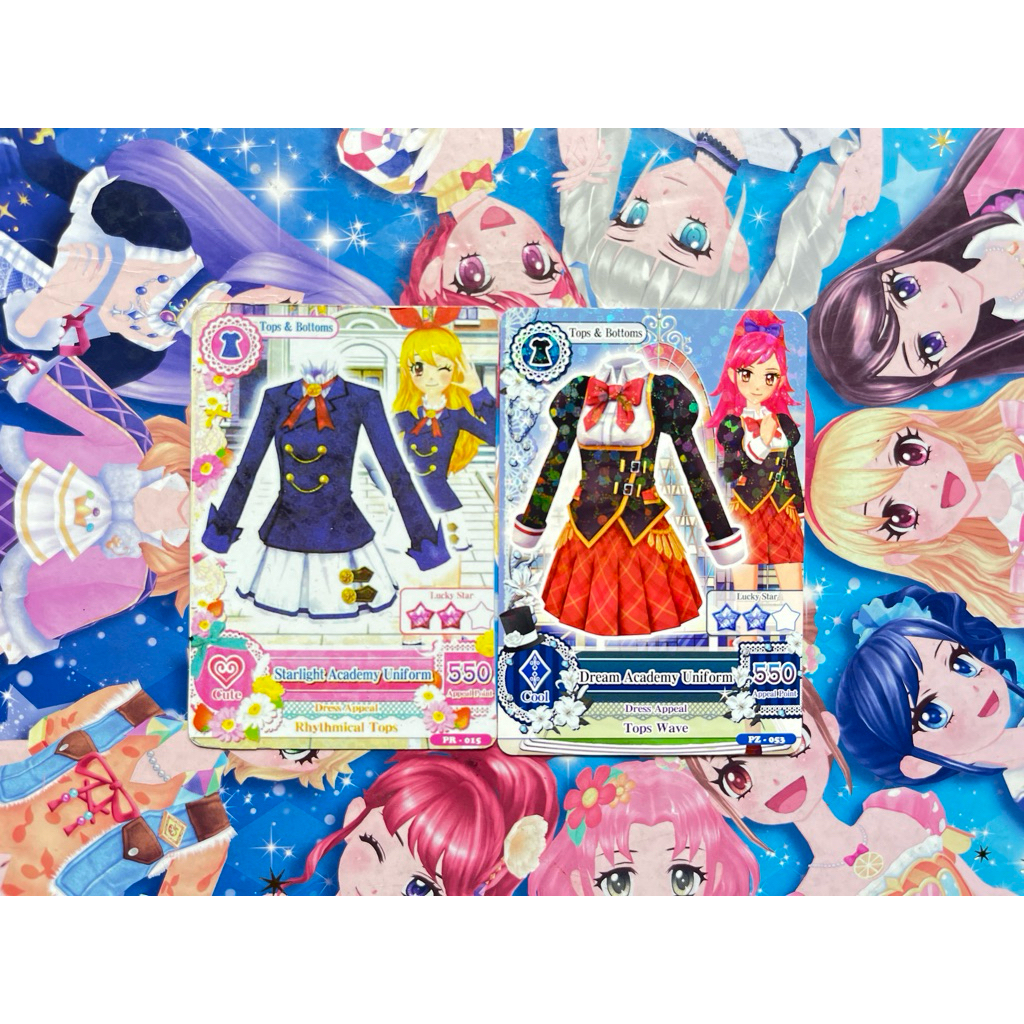 Kartu Aikatsu Starlight Academy Dream Academy Uniform Ichigo Hoshimiya Seira Otoshiro Dress Satuan O