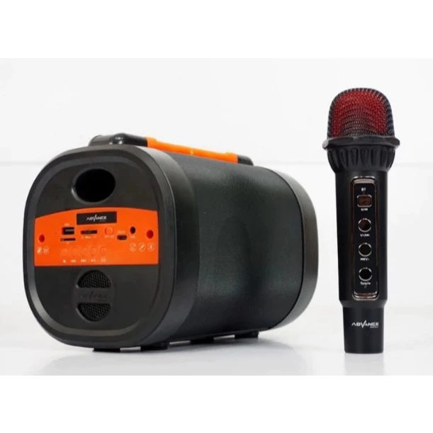 ADVANCE SPEAKER PORTABLE KARAOKE MINI KS 613 BONUS MIC