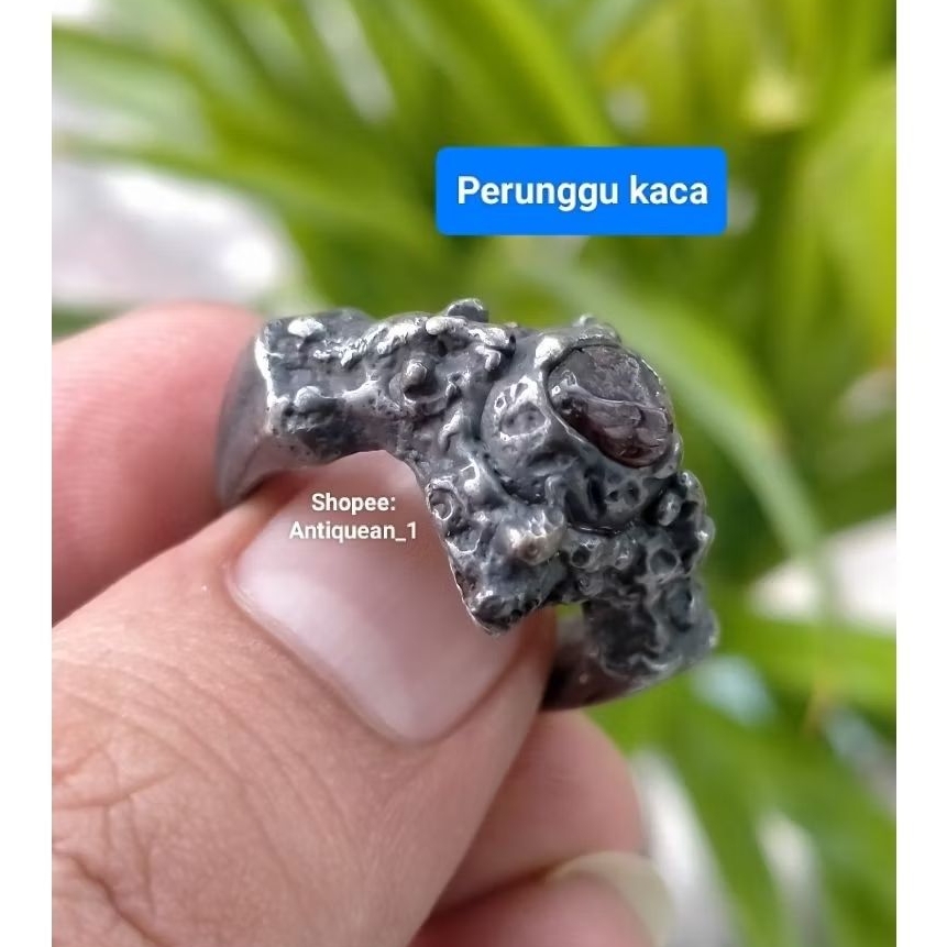 Cincin perunggu kaca kuno sepuh LANGKA temuan sungai 10