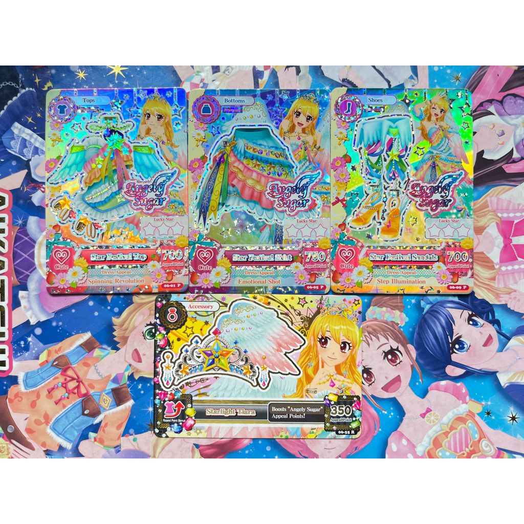 Kartu Aikatsu Premium Star Festival Coord Ichigo Hoshimiya Angely Sugar Seri 6 Original Langka Rare 