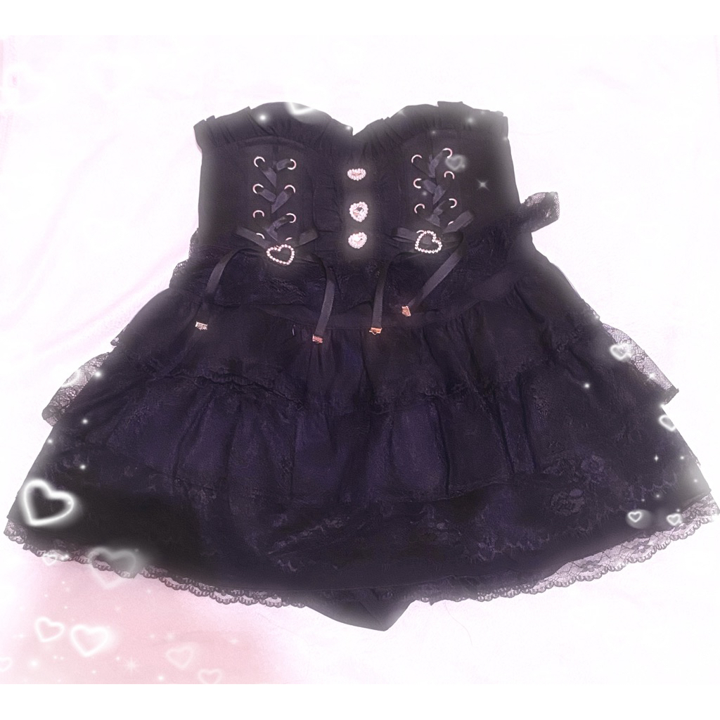 READY | _ | NWT New w/ Tag Liz Lisa Skirt DUPE Jirai Kei Ryousangata Kawaii Coquette Harajuku Lolita