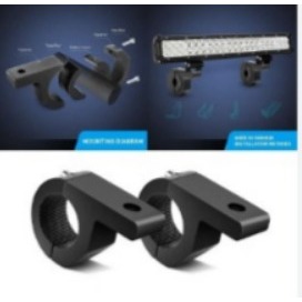 Breket lampu tembak/laser duduk di crashbar