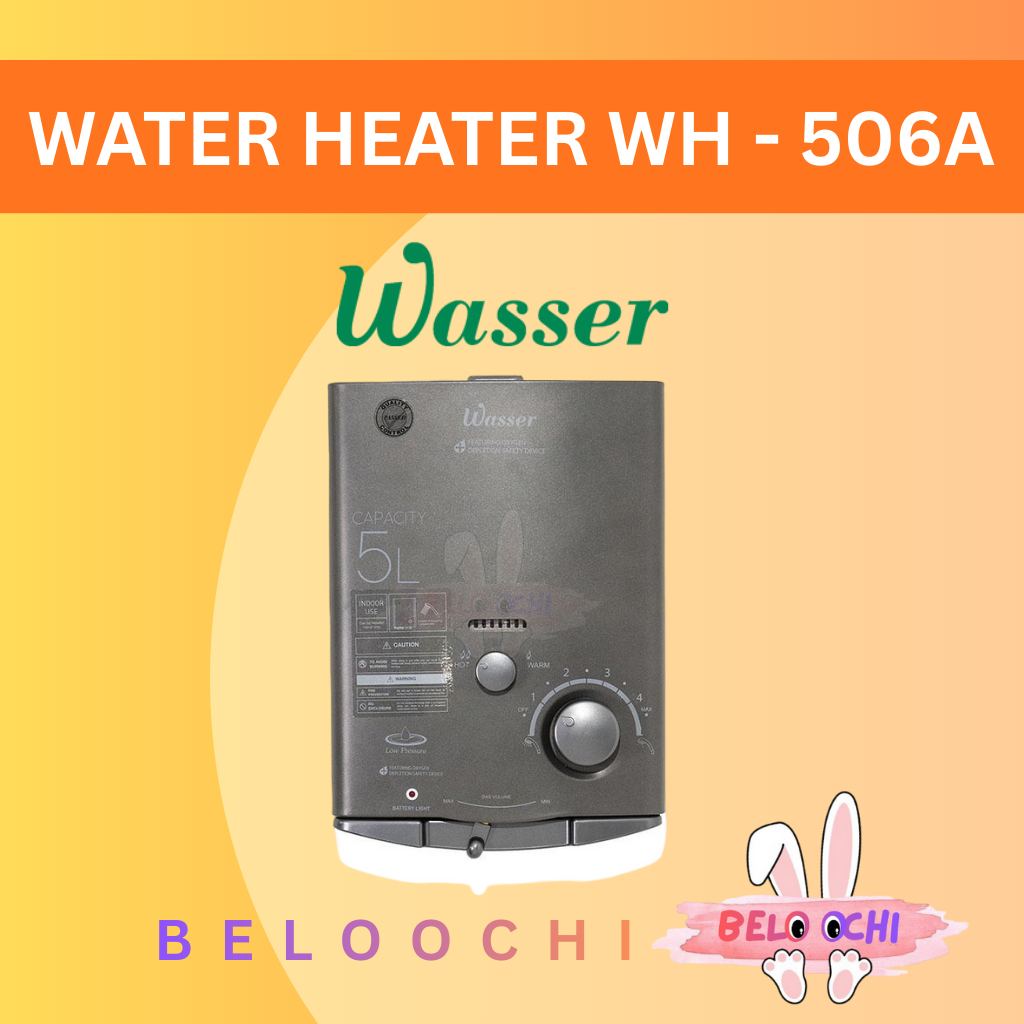 Water Heater Wasser WH-506A / Water Heater Wasser WH 506 A - Gas LPG