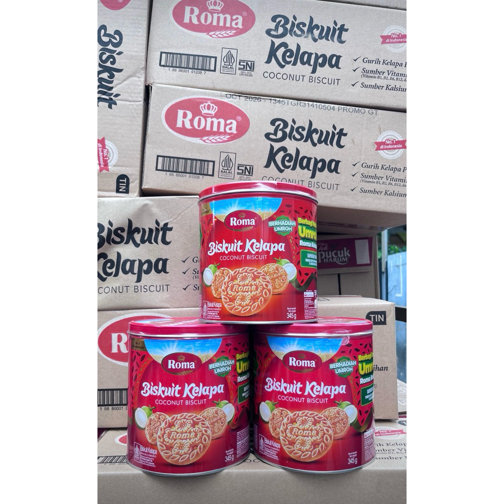 Roma Biskuit Kelapa Kaleng
