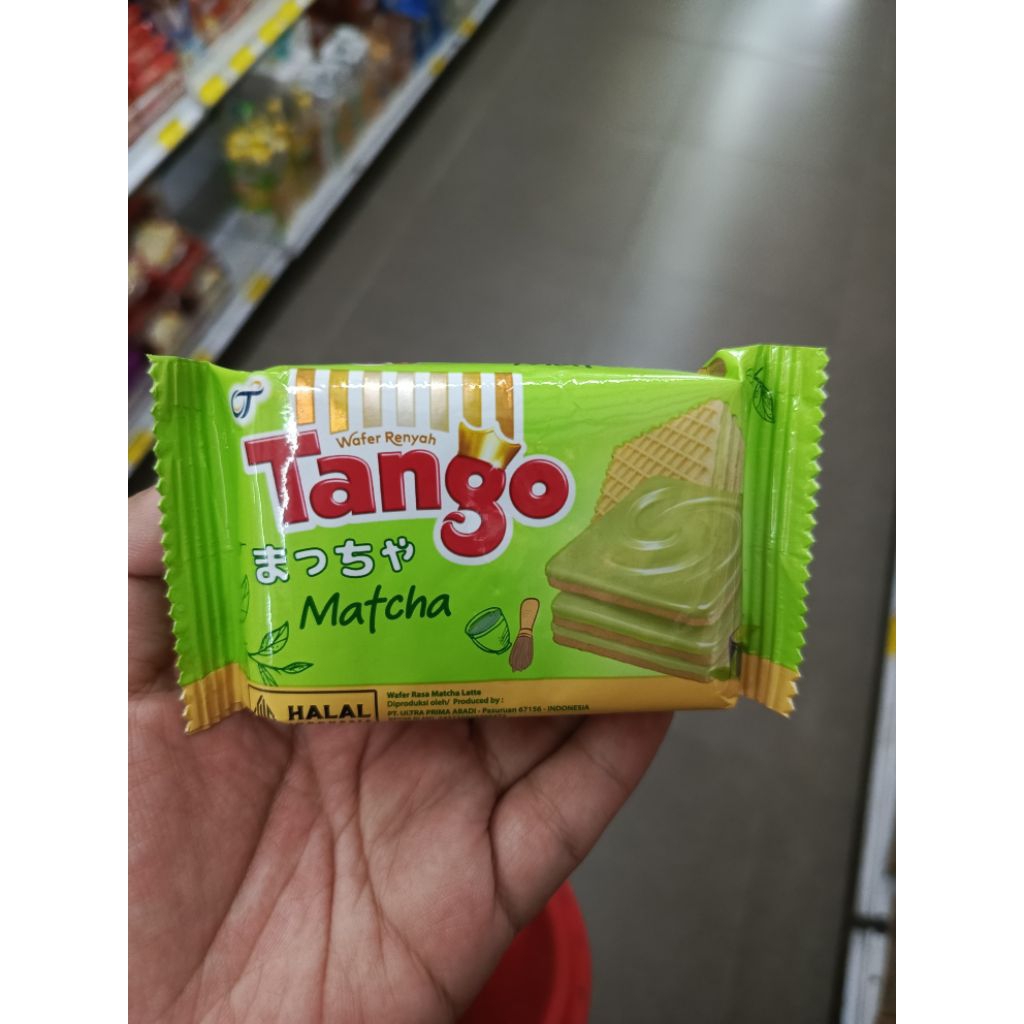 Tango Wafer Matcha Latte Wafer Renyah Rasa Teh Hijau Matcha Original