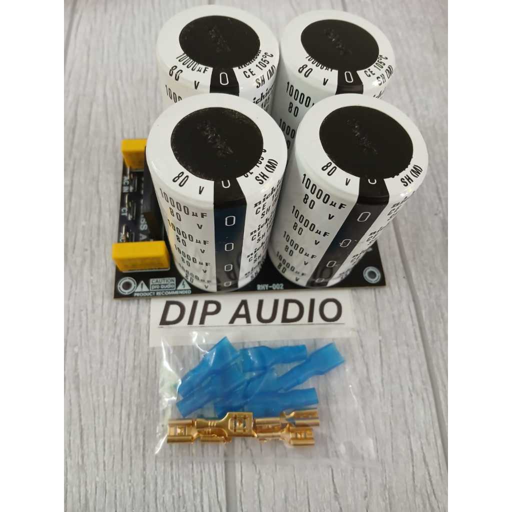 KIT PSU 4 ELCO + ELCO NICHICON PUTIH 10000UF 80V