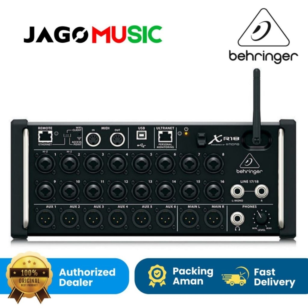 Behringer X AIR XR18 Digital Rackmount Mixer Behringer XR 18