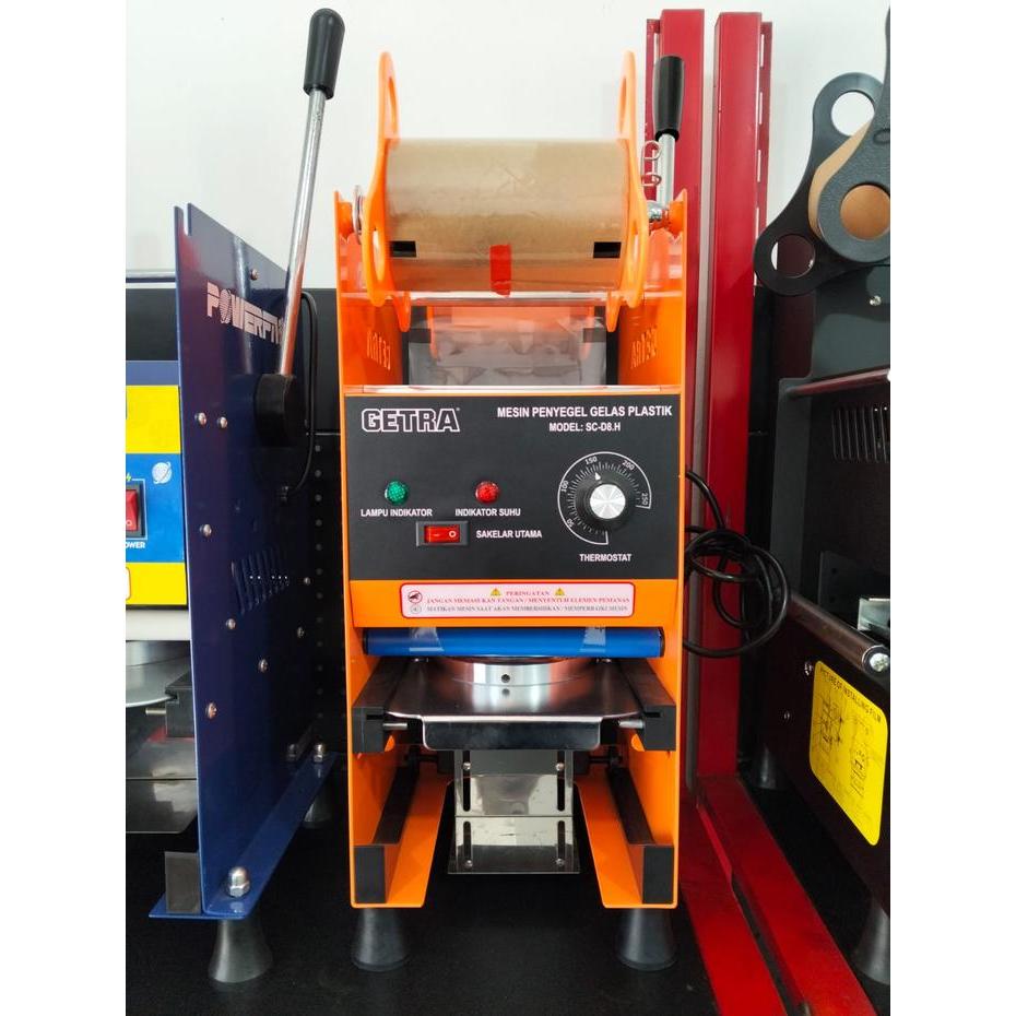 GETRA SC-D8 H MANUAL CUP SEALER UNTUK GELAS PLASTIK 300W - Mesin Pres Vacuum Listrik