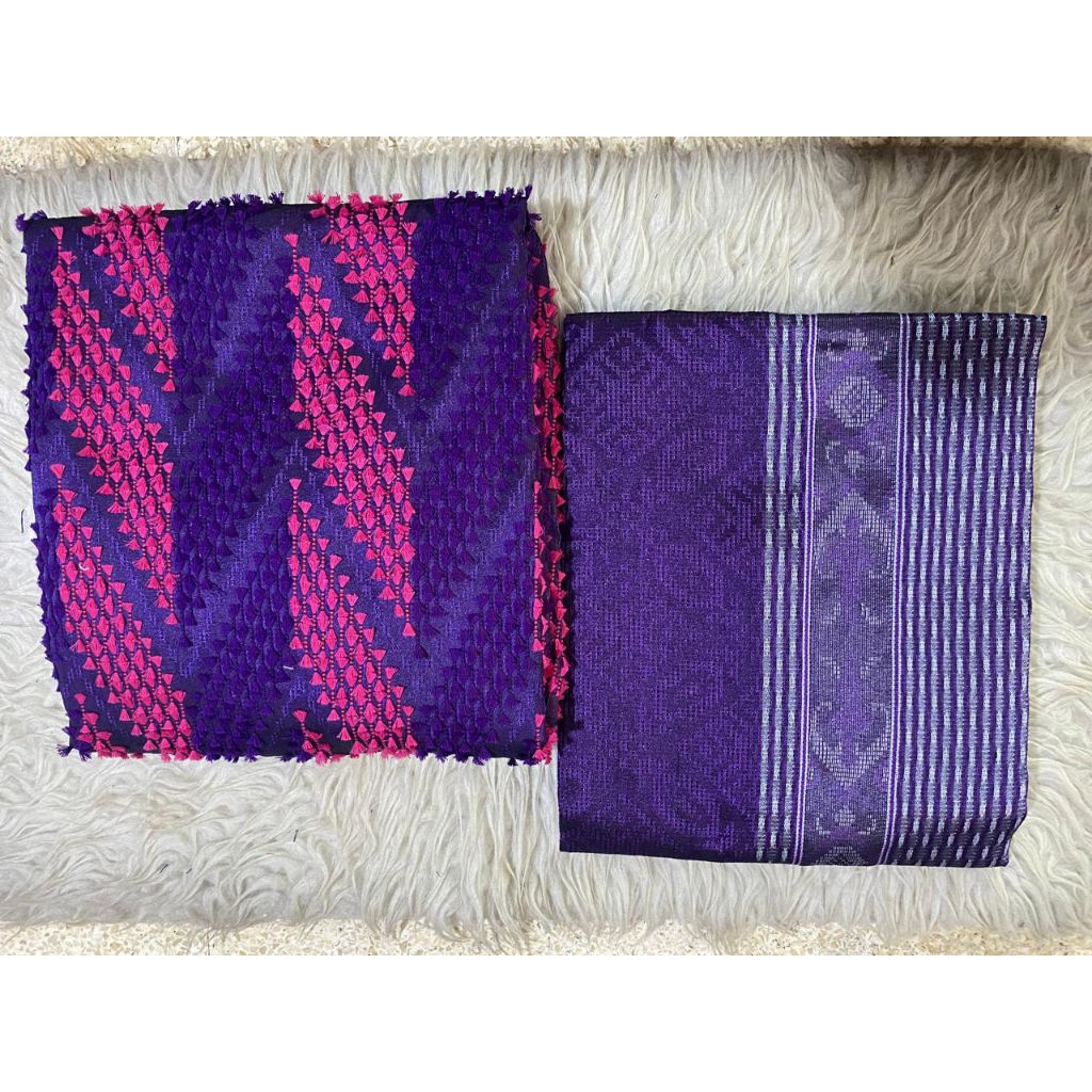 Set Tenun Couple Tenun Bulu Baron 1 Dimensi Tenun Set Couple