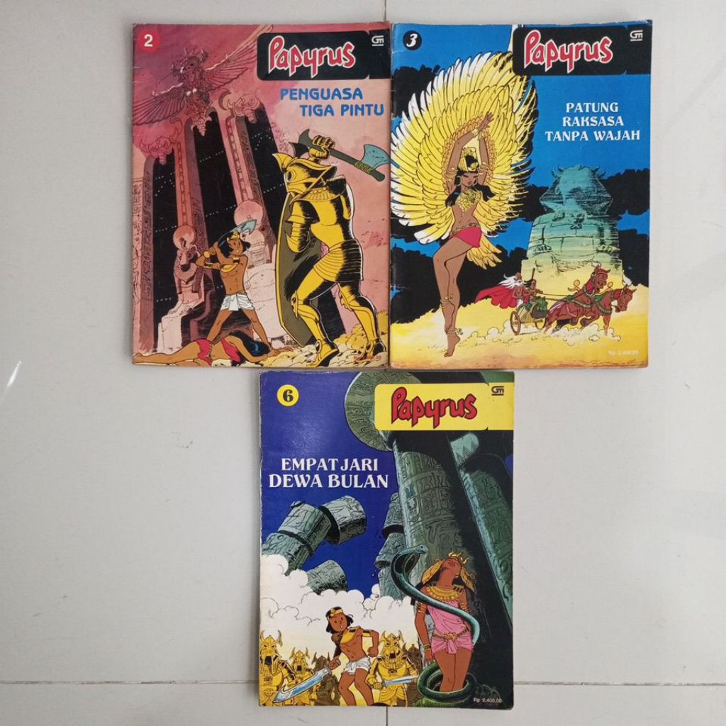 KOMIK PAPYRUS 2 3 6 SATUAN ORIGINAL