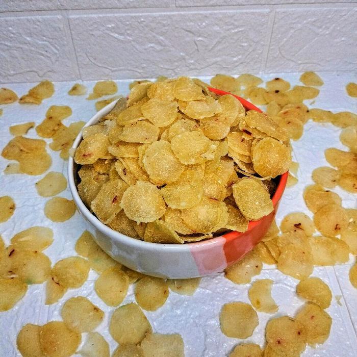 DAPUR MAK EMI | kerupuk singkong si unyil mentah / kerupuk si unyil rasa pedas manis / bisa cod