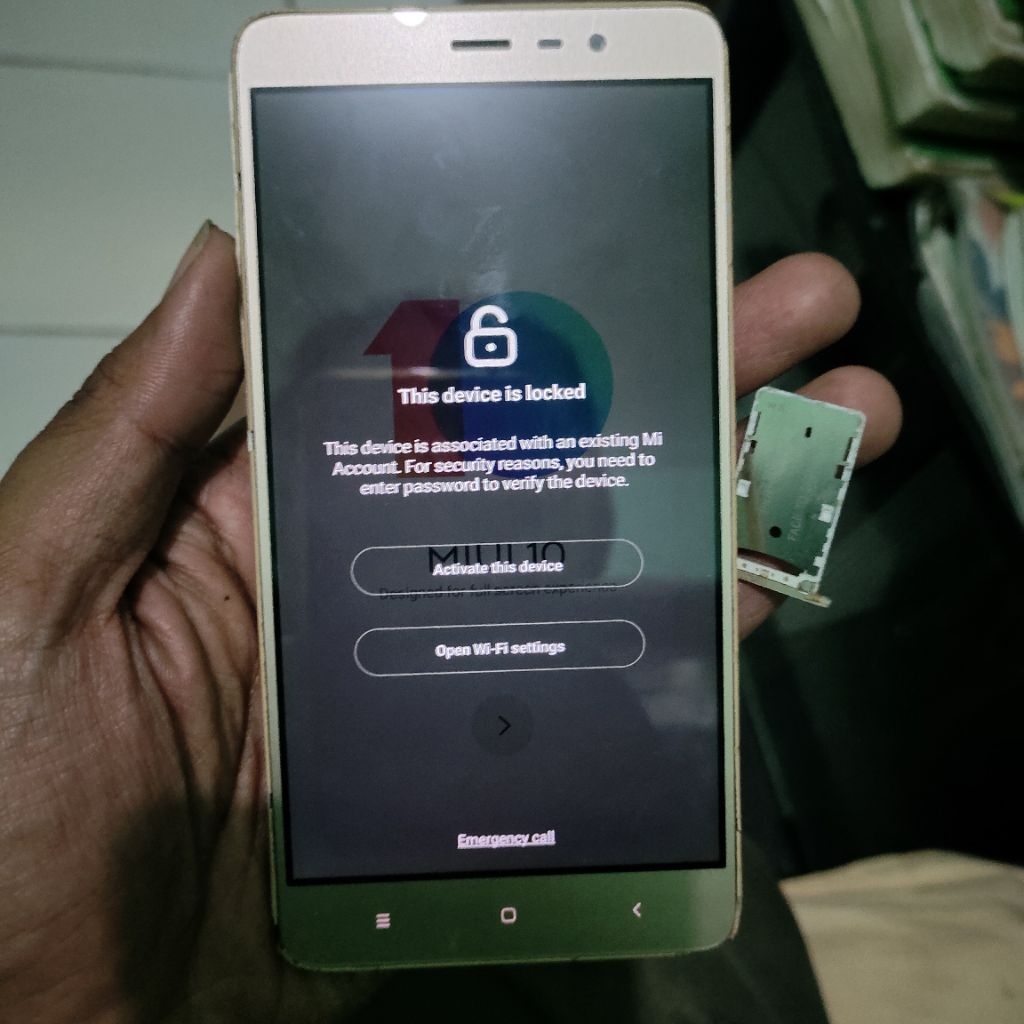 redmi note 3 terkunci banyak minus