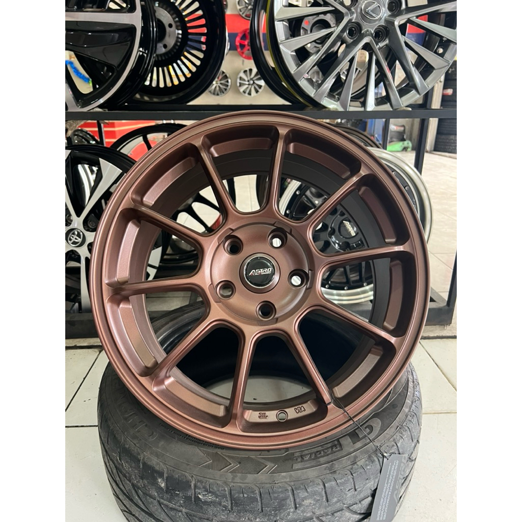 VELG MOBIL GANTENG STYLE JDM RAYS ZE40 Ring17 pcd 5x114 et40 Civic Brv Hrv Wrv Rush Terios Camry Chr