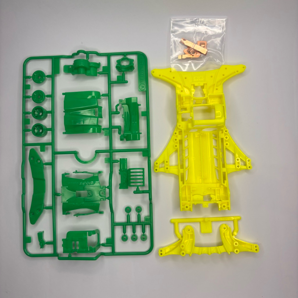 Chassis FMA Yellow Fluorencent Green Tamiya Original