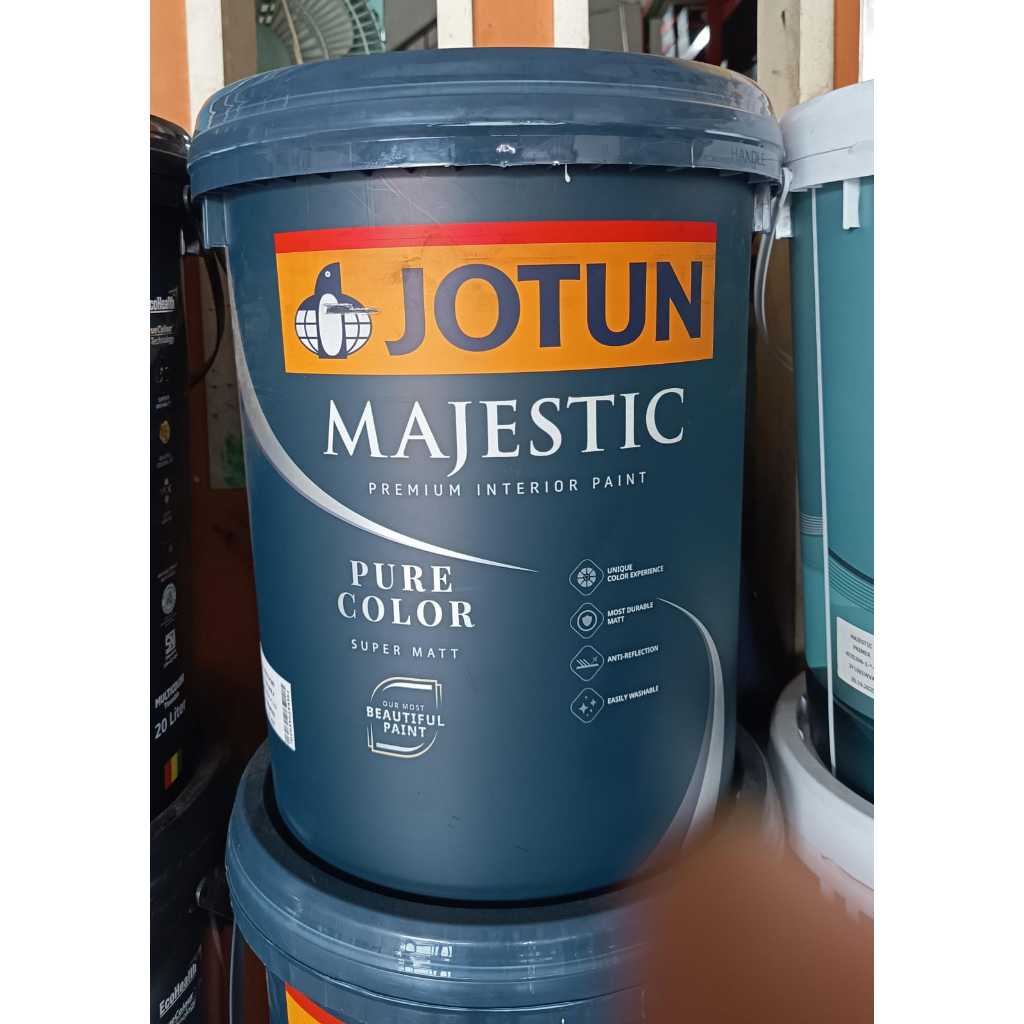 cat tembok JOTUN MAJESTIC PURE COLOR PLATINUM 20Liter/ cat tembok INTERIOR SUPER MATT