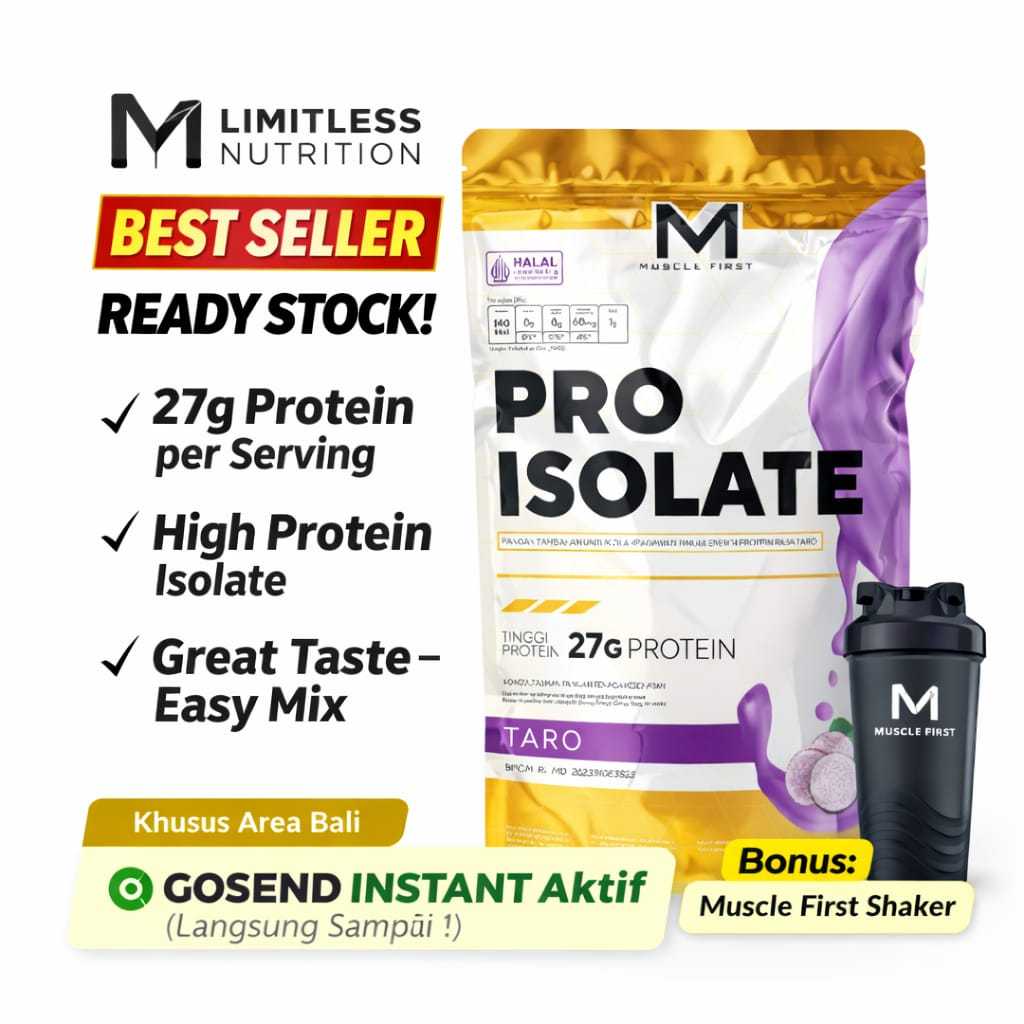 (PROMO) Muscle First PRO ISOLATE 2 lbs Susu Suplemen Untuk Cutting BPOM HALAL