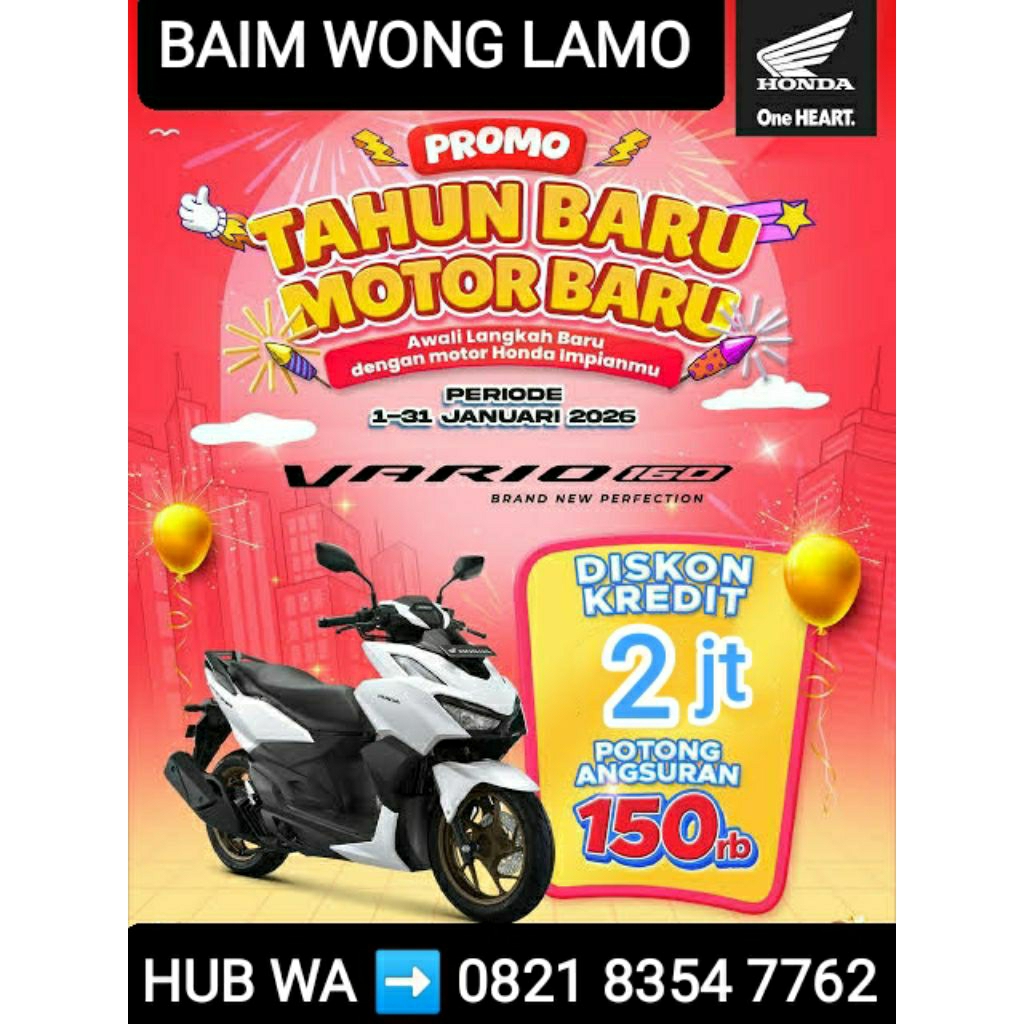 Promo kredit Vario 160 cbs