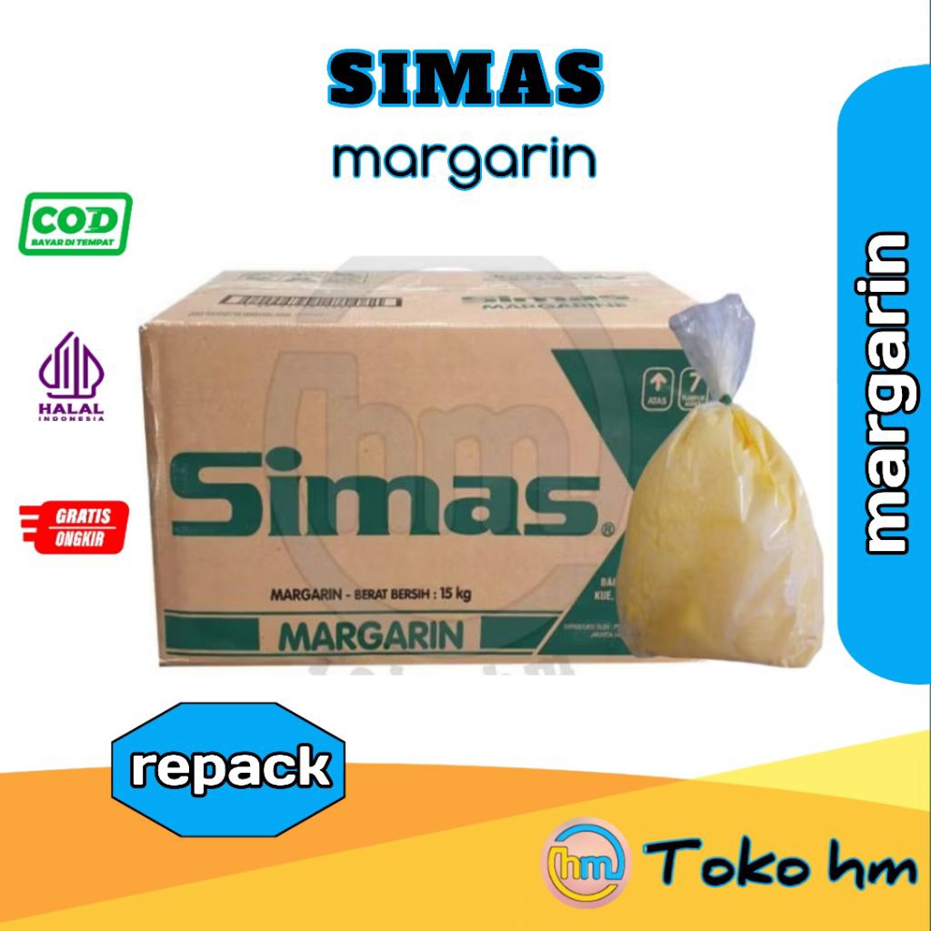 Margarin SIMAS / mentega SIMAS eceran ( Repack) 100gr / 250gr