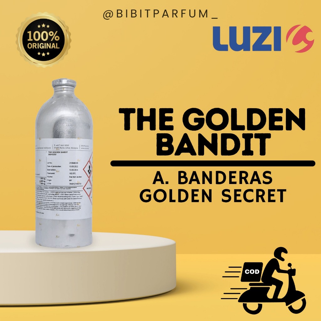 THE GOLDEN BANDIT - ANTONIO BANDERAS G0LDEN SECRET 1GR BY LUZI
