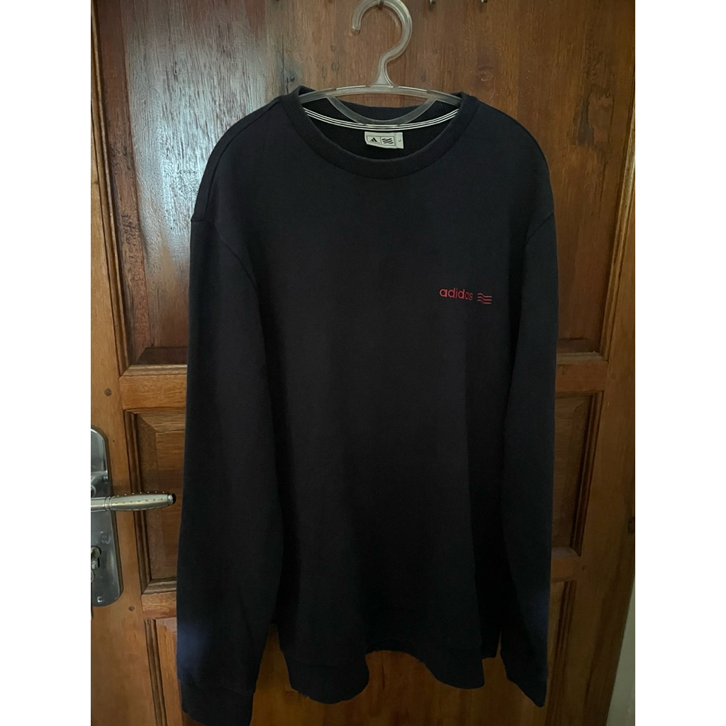 preloved crewneck navy adidas