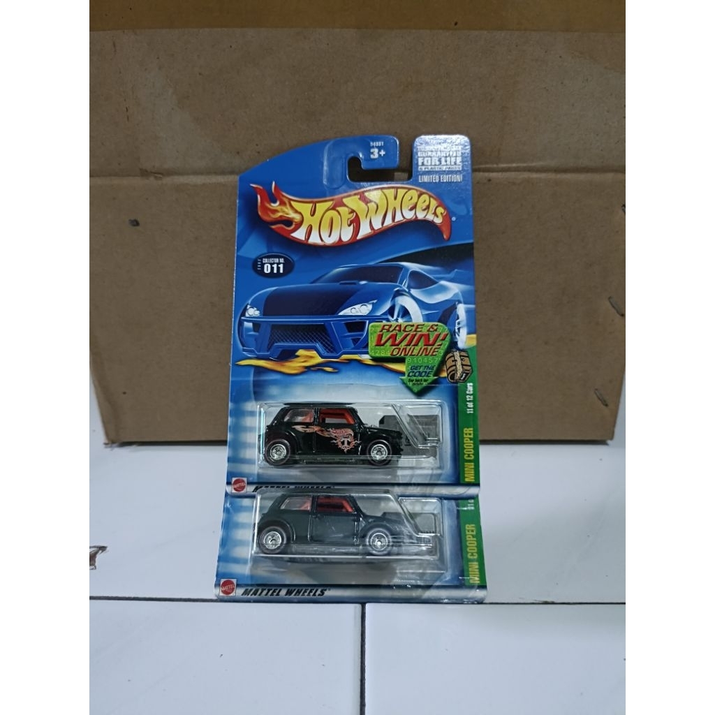 HOT WHEELS MINI COOPER BUNDLING| KARTU LAMA RARE