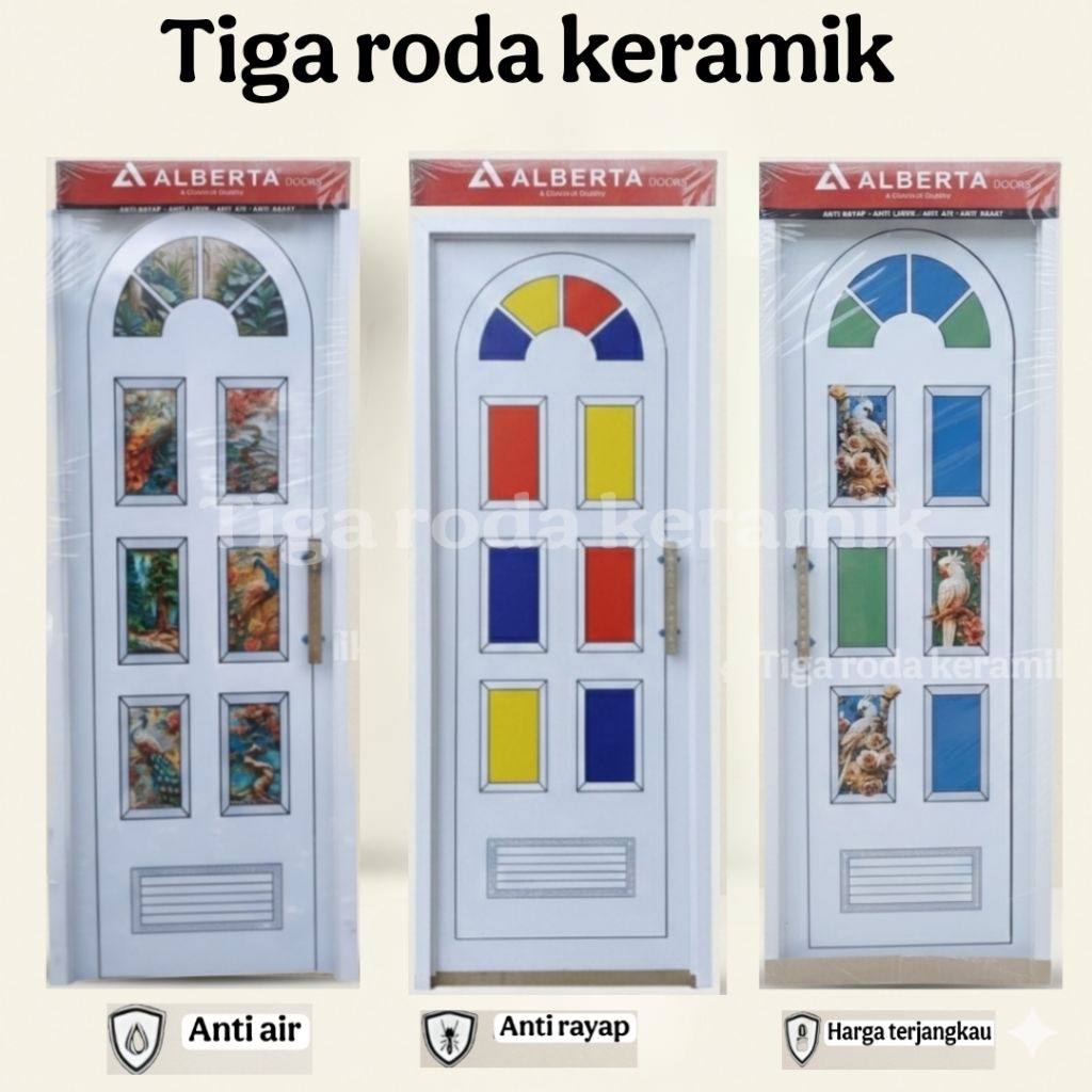 pintu kamar mandi pvc klasik/pintu kamar mandi kaca