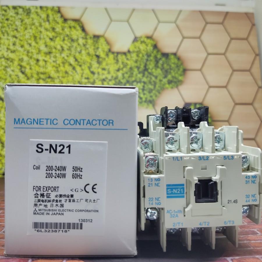 kontaktor mitsubishi s-n21 sn21 sn-21 Contactor MITSUBISHI SN 21