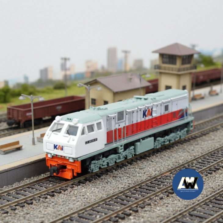 [Bermesin] Miniatur Lokomotif Indonesia CC 203 KAI
