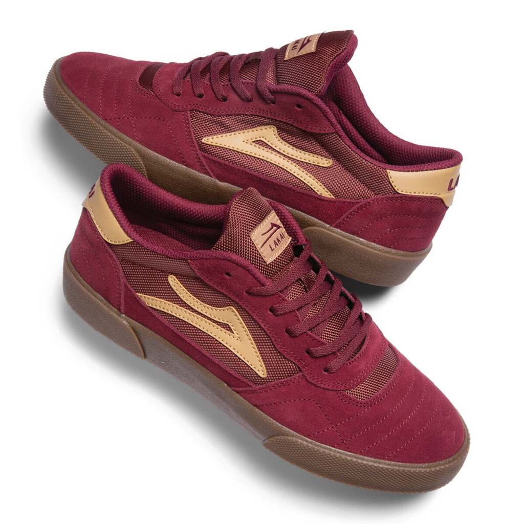 Lakai Cambridge Burgundy Gum suede