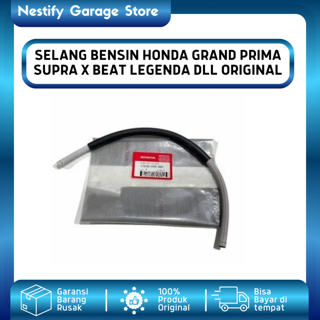 SELANG BENSIN HONDA BEAT KARBU PGM-FI ESP STREET ESAF ORIGINAL BARU