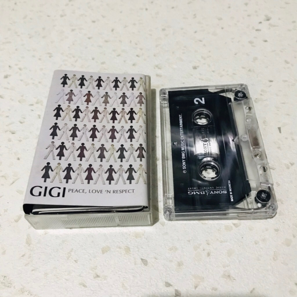 Kaset Pita GIGI - Peac, Love N Respect -  Kaset Pita Original