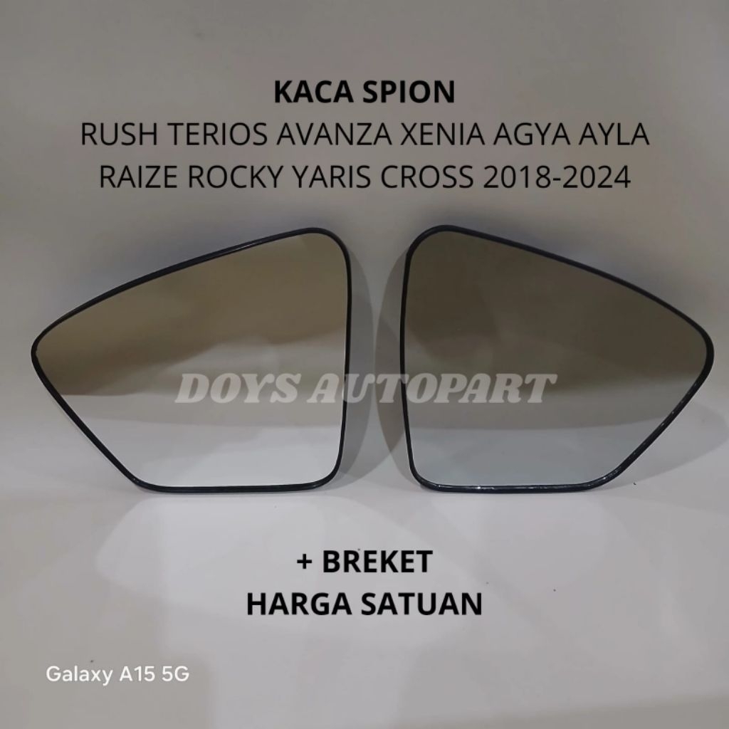 Kaca spion mobil Rush Terios Avanza Xenia Agya Ayla Raiza Rocky Yaris cross tahun 2018-2024 harga sa