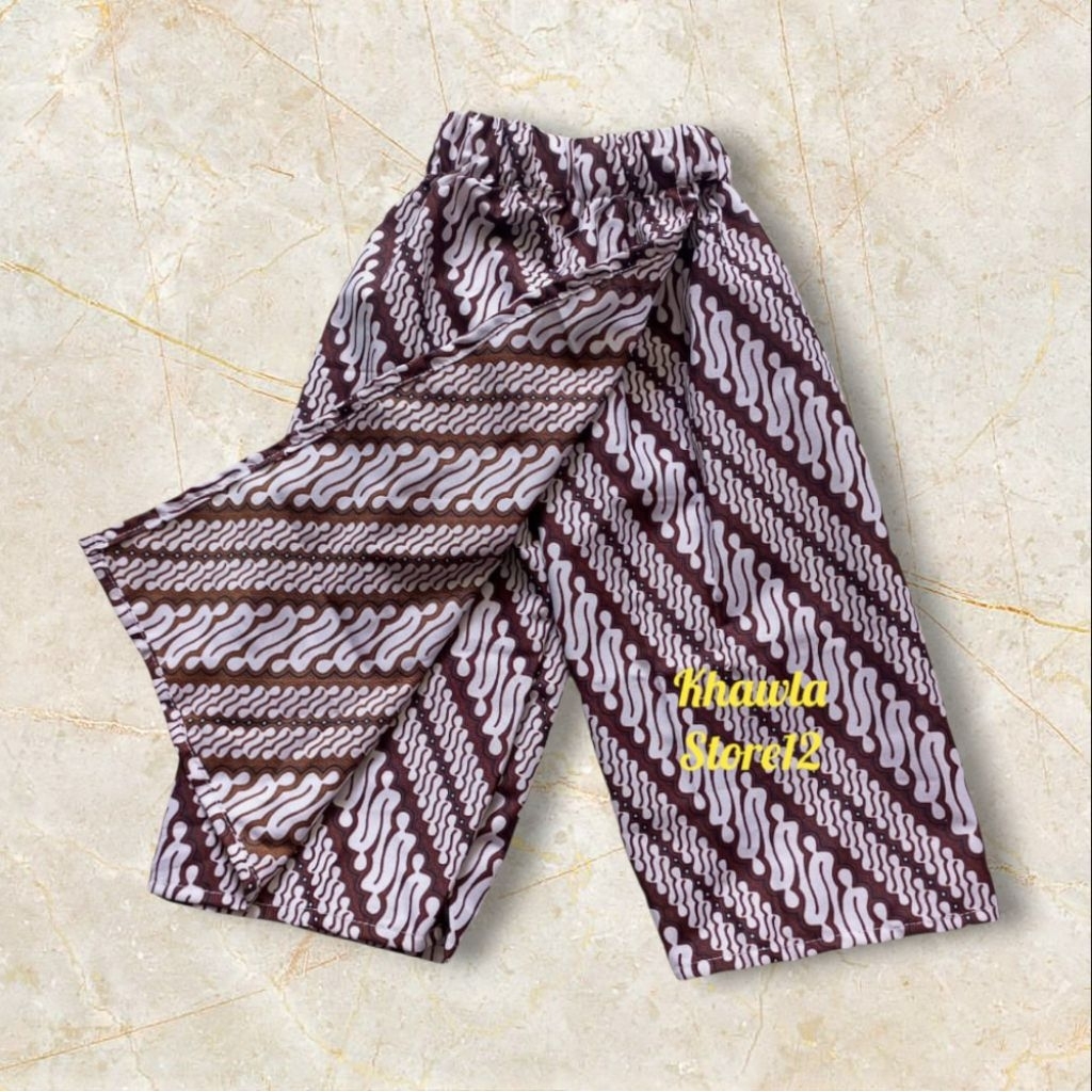 Sarung Celana Anak/Rok Celana Anak/Motif Batik