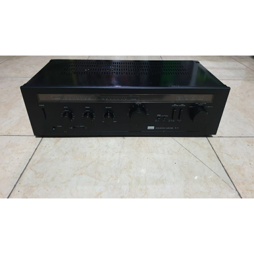 power amplifier vintage sansui a-5 made in japan stereo intergrated second bekas normal siap pakai