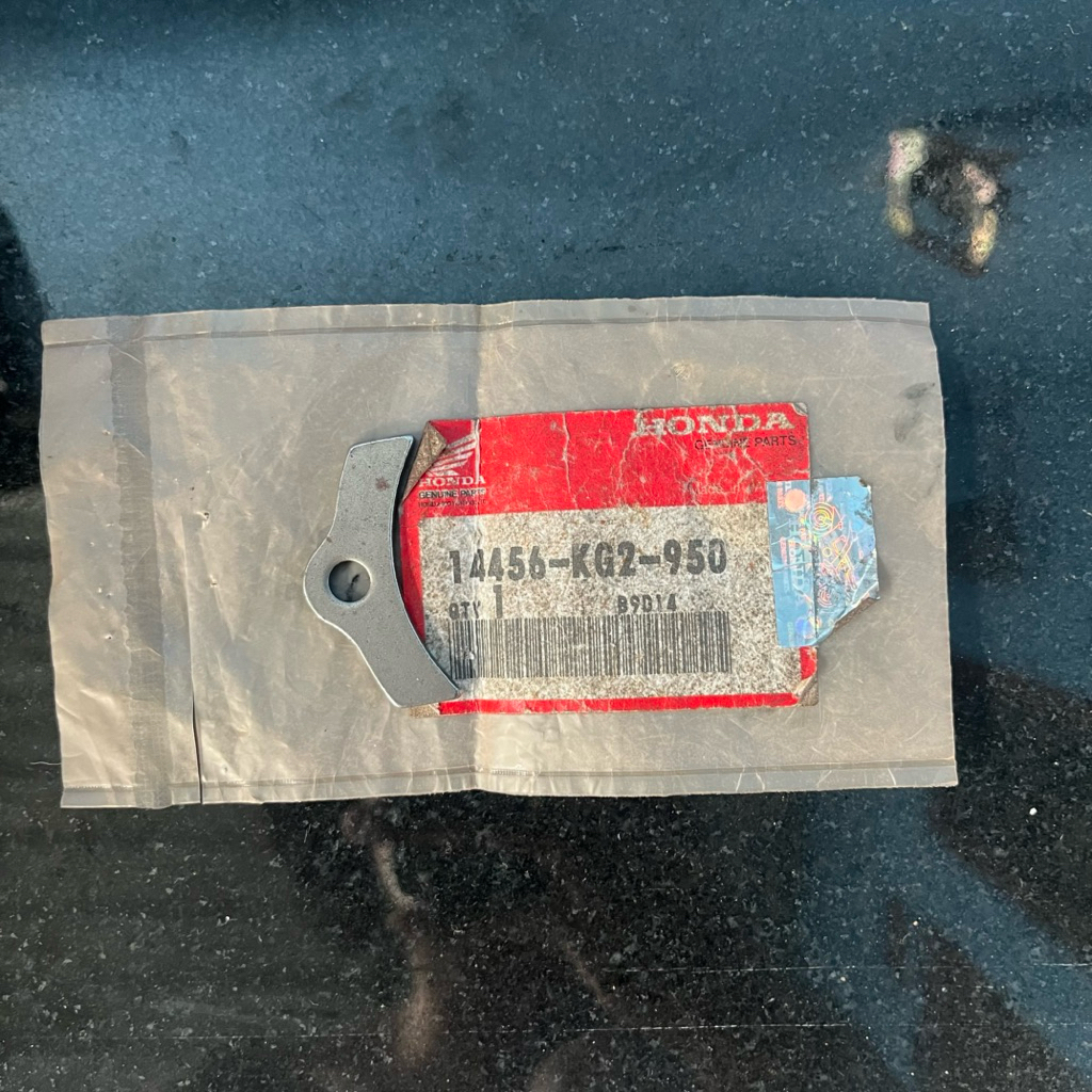 plat noken as plate valve rocker arm shaft Honda Tiger megapro GL PRO / max original Nos japan 14456