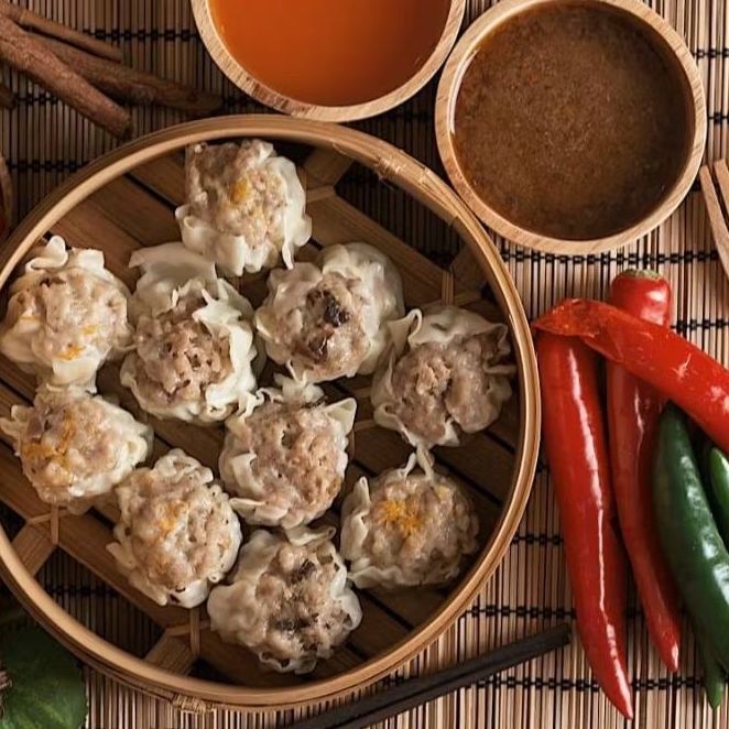 Dimsum ayam dan mix ayam udang isi 12 saos ori blackpepper